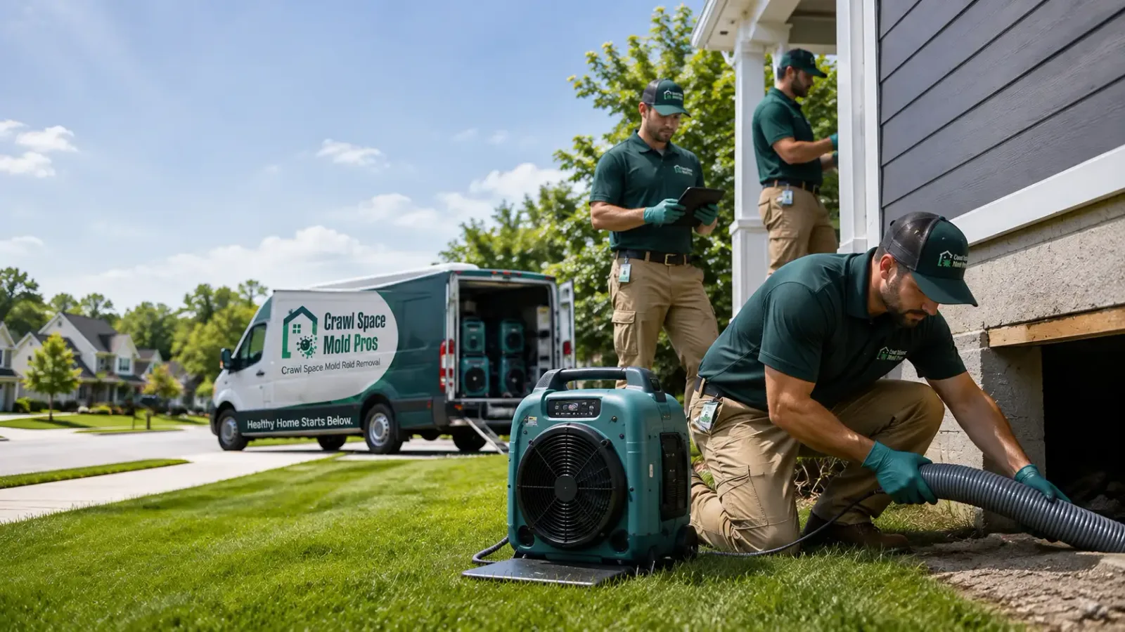 Crawl Space Mold Removal in Bowers, PA